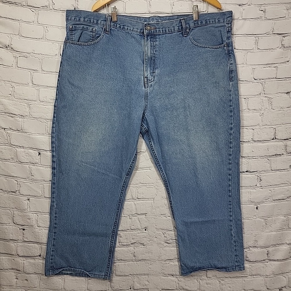 Basic Editions Jeans Mens 44X29 Vintage 100% Cotton Relaxed Fit